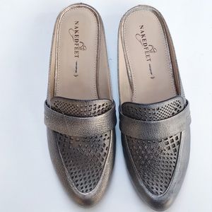 NAKED FEET | PWETER METALLIC | SLIP ON | LOAFERS